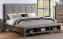 New Classic Furniture Cagney California King Bed in Vintage Gray