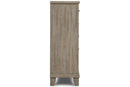 New Classic Furniture Marwick 6 Drawer Chest in Sand