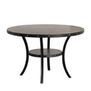 CRISPIN 48" ROUND DINING TABLE-GRAY
