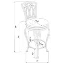 Adamsville Swivel Bar Chair