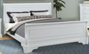 New Classic Furniture Versaille King Sleigh Bed in White
