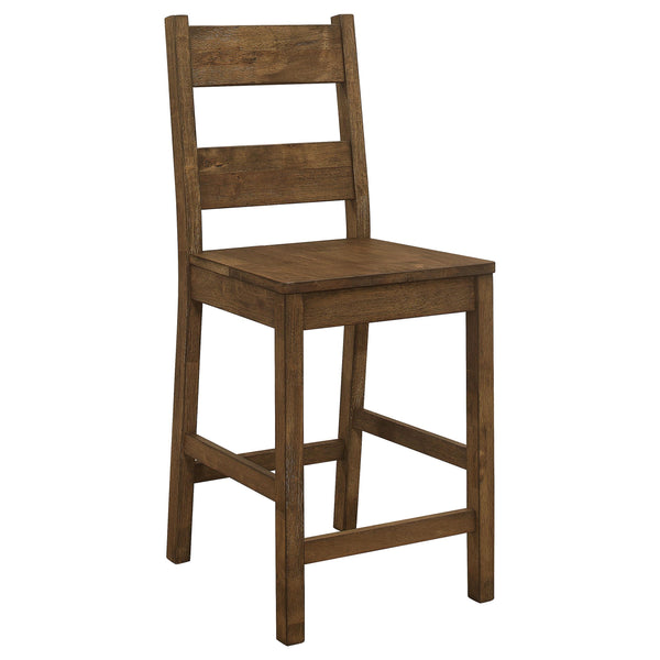 Coleman Counter Height Stools Rustic Golden Brown (Set of 2) image