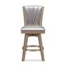 JAZZ 24" SWIVEL COUNTER STOOL-PEARL/GOLD