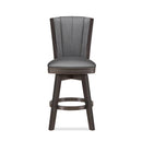 DIVA 24" SWIVEL COUNTER STOOL-GLITTER GRAY