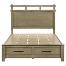 Hazlewood Panel Platform Storage Bed