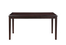 GIA 60" DINING TABLE+CHAIRS (5 PCS/CTN) -EBONY