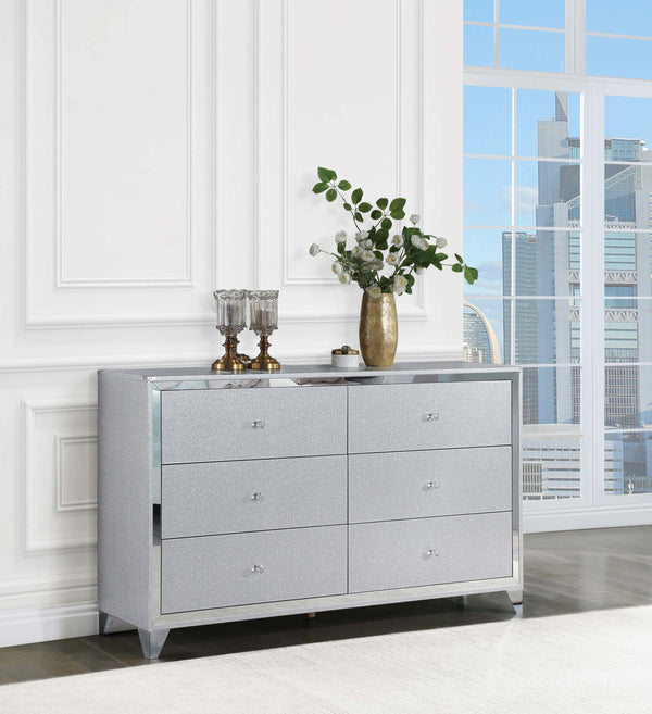 Larue 6-drawer Dresser Silver image