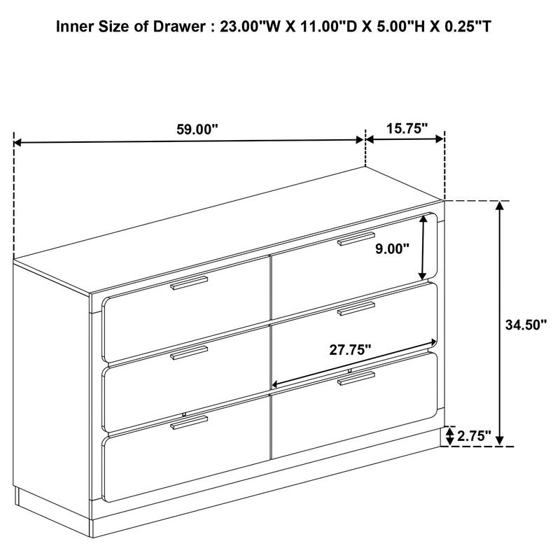 Caraway 4 Pc Bedroom Set