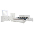 Jeremaine 5 Pc Bedroom Sets White