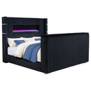 Tisdall Wingback TV Bed with Flame Visualizer