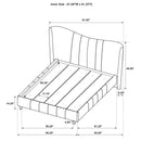 Evelyn Panel Platform Bed
