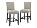 CRISPIN NATURAL BEIGE COUNTER CHAIR- (2/Ctn)