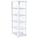 Aero Curio Cabinet with LED Lighting