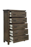 New Classic Furniture Galleon Chest in Weathered Walnut
