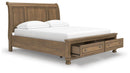 Feddinger Panel Storage Bed