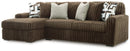 Midnight-Madness Sectional Sofa with Chaise