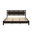 GEMINI 6/6 EK PANEL BED-HB/FB/RAILS-MERLOT