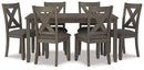 Caitbrook Dining Table and Chairs (Set of 7)