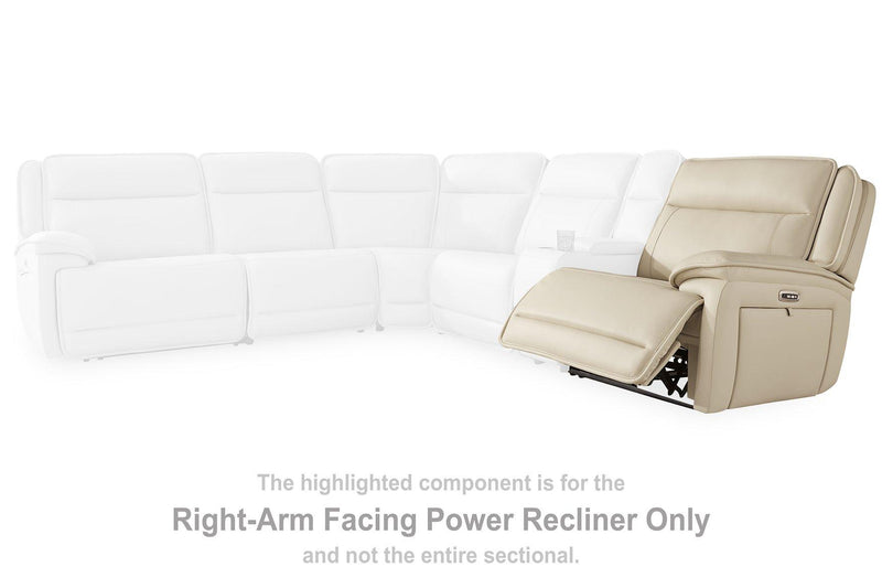 Double Deal Power Reclining Loveseat Sectional