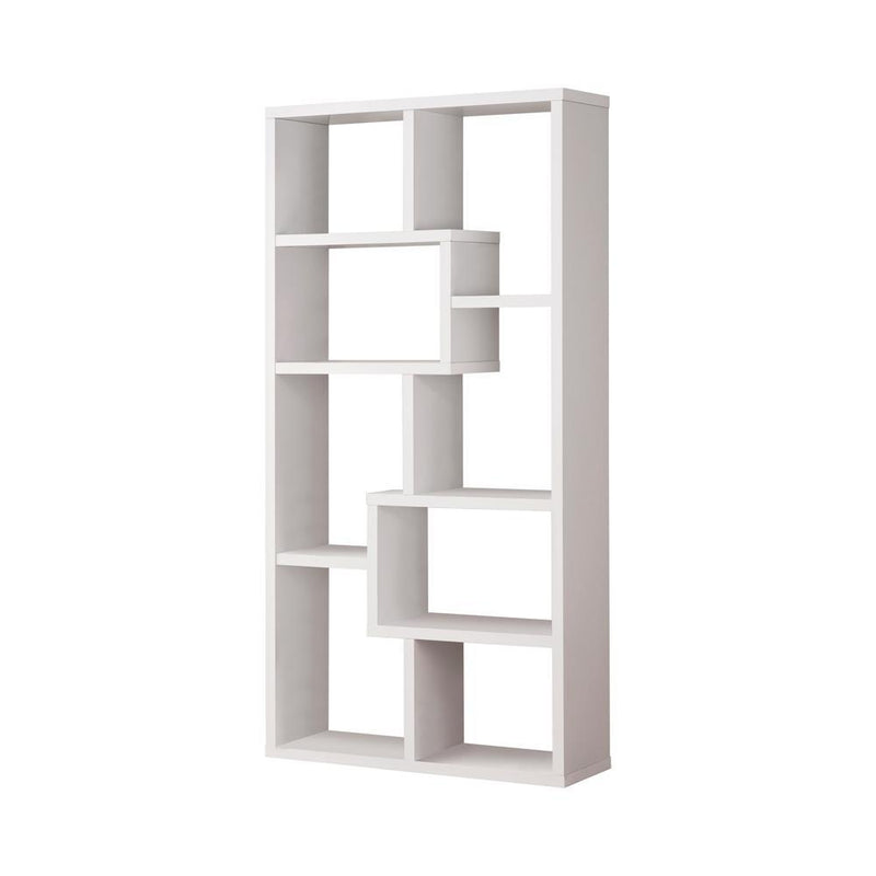 G800136 Casual White Bookcase