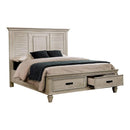 Franco Eastern King & Queen Storage Bed Antique White