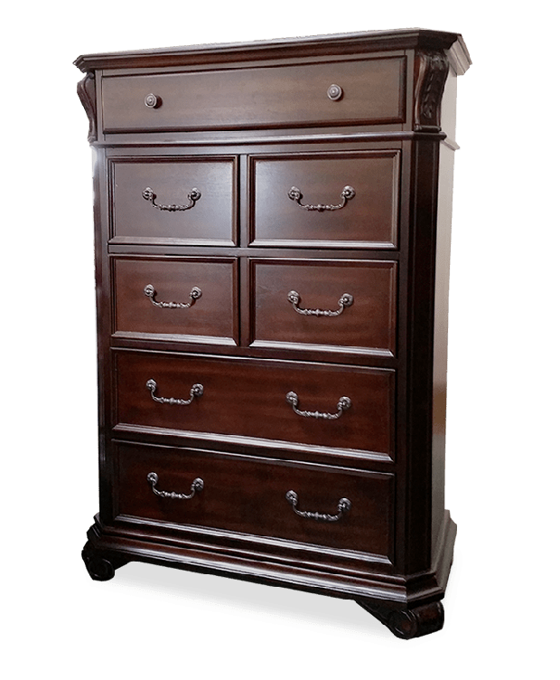 New Classic Emilie 7 Drawer Chest in English Tudor image