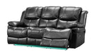 New Classic Flynn Power Sofa (Lights) in Premier Black