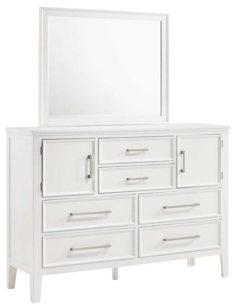 New Classic Furniture Andover Mirror in White