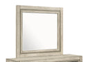 New Classic Furniture Ashland Mirror in Rustic White
