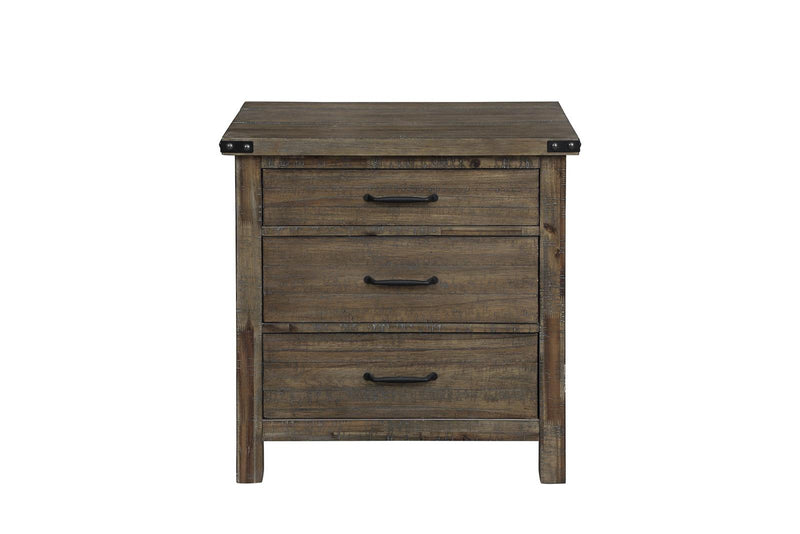 New Classic Furniture Galleon Nightstand in Weathered Walnut image