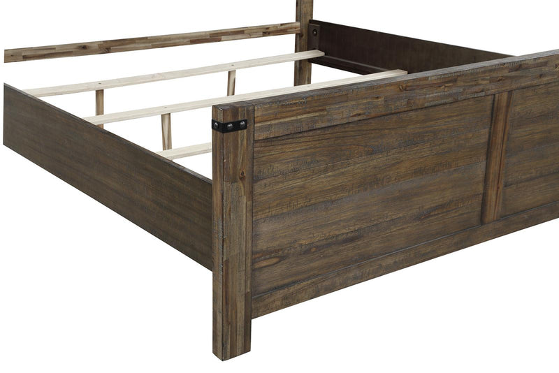 New Classic Furniture Galleon King Bed in Weathered Walnut