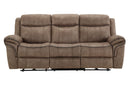 New Classic Furniture Harley Sofa with Power Footrest in Light Brown