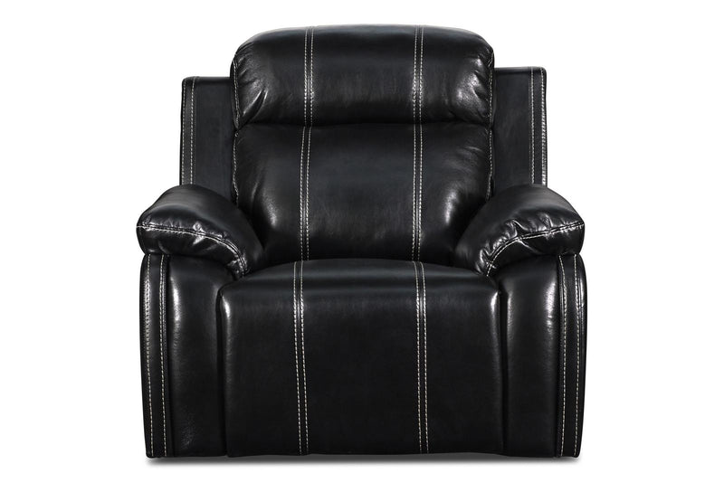 New Classic Fusion Swivel Glider Recliner in Black