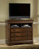 New Classic Sheridan Media Chest in Burnished Cherry Finish