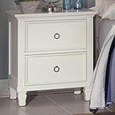 New Classic Tamarack 2-Drawer Nightstand in White