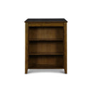 GIA 30" COUNTER TABLE W/2 CHAIRS & STG SHELF-BROWN