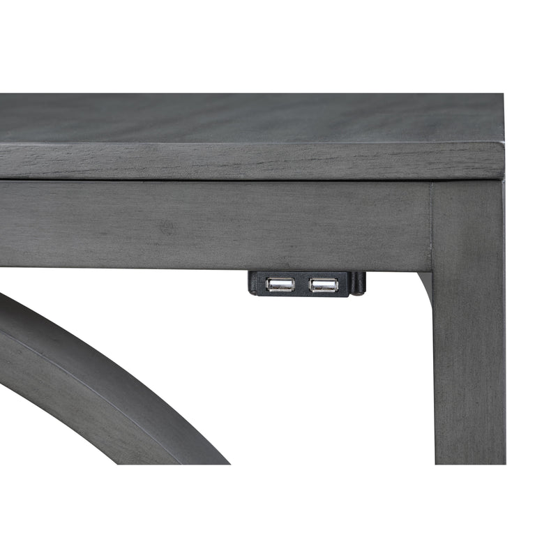 BELLA COUNTER TABLE & 2 STOOLS-GRAY