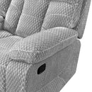 BRAVO CONSOLE LOVESEAT W/ DUAL RECLINERS-STONE