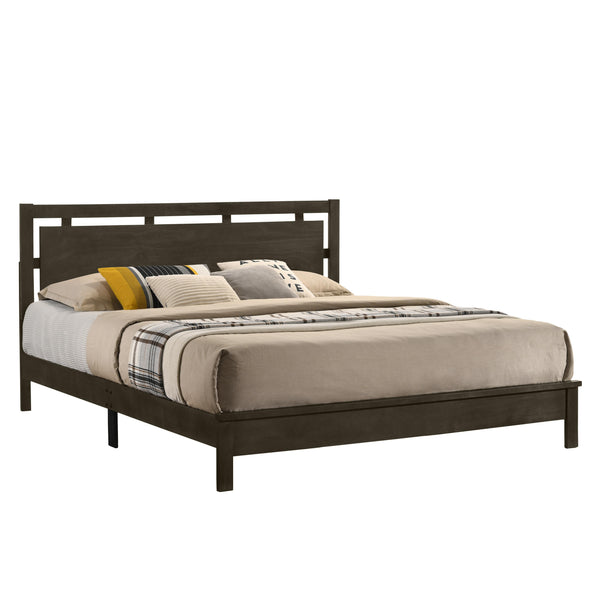 GEMINI 6/6 EK PANEL BED-HB/FB/RAILS-GRAY