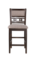 GIA 5PC 42" SQUARE COUNTER TABLE & 4 CHAIRS-CHERRY