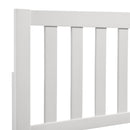 LEO 5/0 Q SLAT BED-HB/FB/RAILS-WHITE