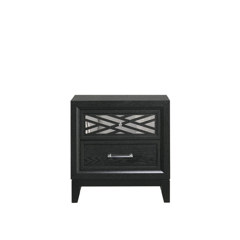 OBSIDIAN NIGHTSTAND-BLACK