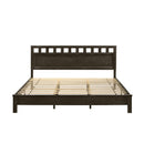 PISCES 6/6 EK PANEL BED-HB/FB/RAILS-GRAY