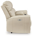 Dahlmoore Power Reclining Loveseat with Console
