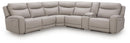 Gravier Power Reclining Sectional with Storage Console
