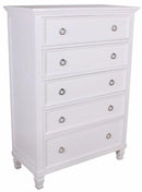 New Classic Tamarack 5-Drawer Chest in White