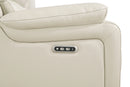 CICERO CONSOLE LOVESEAT W/ PWR FR & HR-CREAM