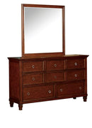 New Classic Furniture Tamarack Mirror in Brown Cherry