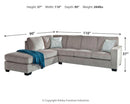Altari Sleeper Sectional with Chaise